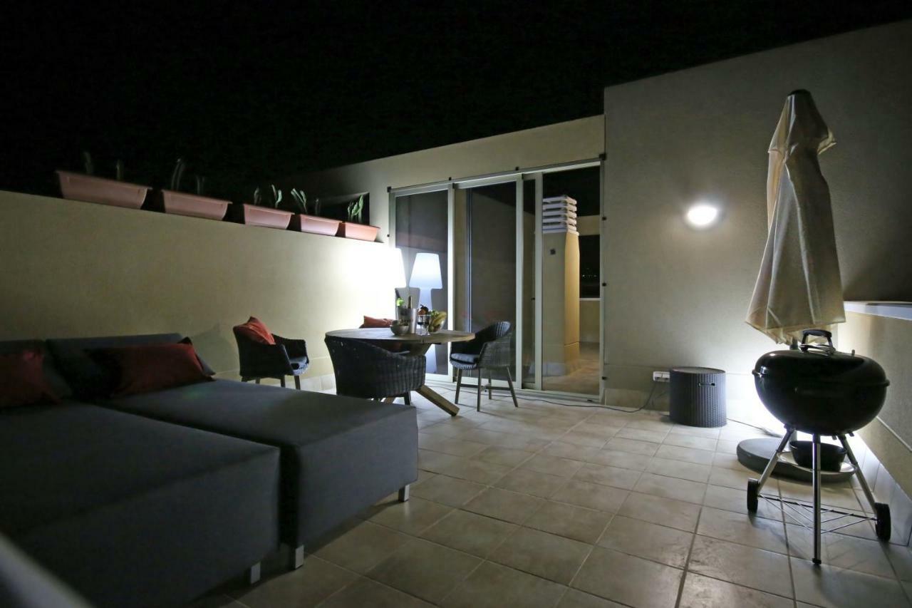 La Perla By Rentmedano Superb Luxury Duplex, Private Roof Terrace, Ocean View, Pool, Wifi And Parking Apartment El Médano Exterior foto
