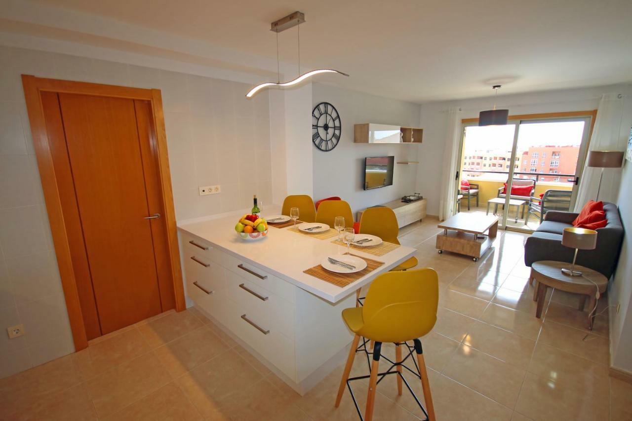 La Perla By Rentmedano Superb Luxury Duplex, Private Roof Terrace, Ocean View, Pool, Wifi And Parking Apartment El Médano Exterior foto